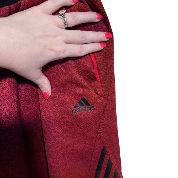 Adidas- Men's Aeroready Axis 2.0 Knit Textured Training Three Stripe Shorts, XL - Picture 3 of 9